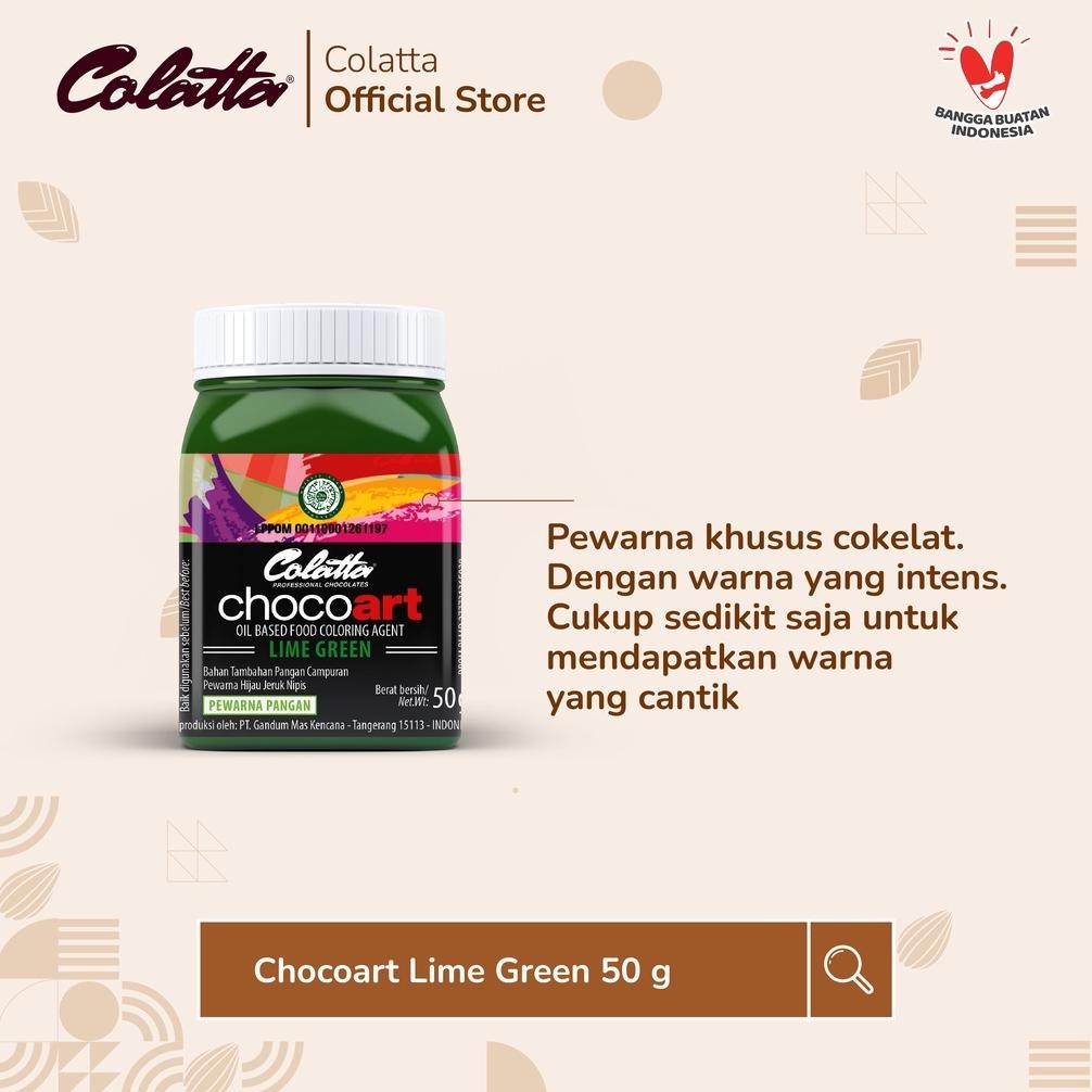

Bundling Colatta Chocoart Lime Green - Pewarna Makanan 50g - Isi 2