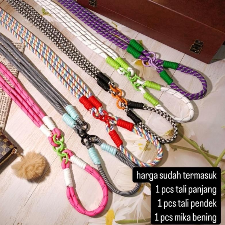 

(0025) Lanyard hp cross body selempang & gelang super cantik universal flash sale AST