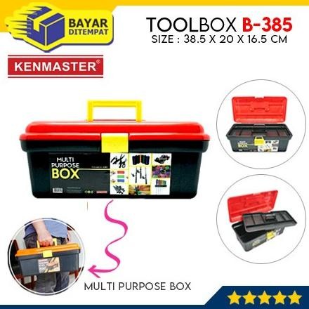 

Terlaris Toolbox Kenmaster B385 Kotak Tempat Penyimpan Perkakas Alat Tool Box