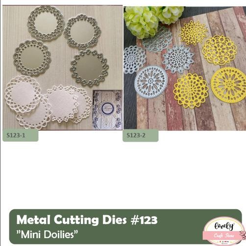 

LovelyCraftStore | Metal Cutting Dies #123 ~ Mold Stencil Metal, Cetakan Stensil bentuk doilies untuk bahan mahar, dekorasi, journal, scrapbooking, cards, art deco, etc AST