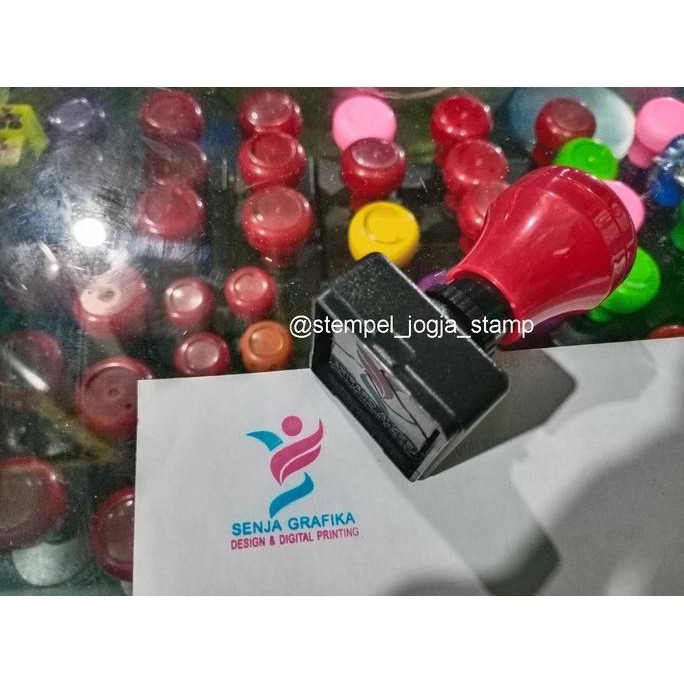 

Stempel Warna / Stempel Flash/ Stempel Otomatis Tanpa Bantalan 2 Warna