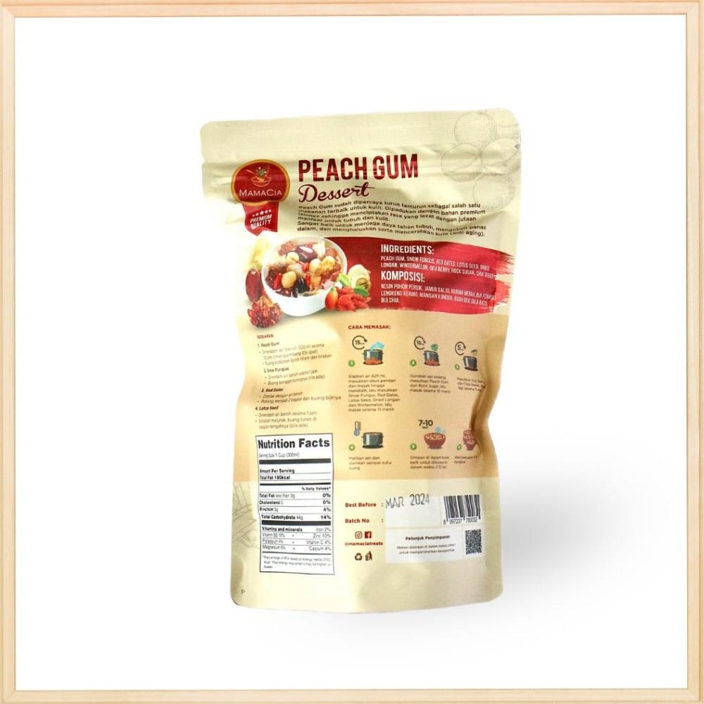 

Mamacia Treats Peach Gum Dessert Mini Pack - 125 g