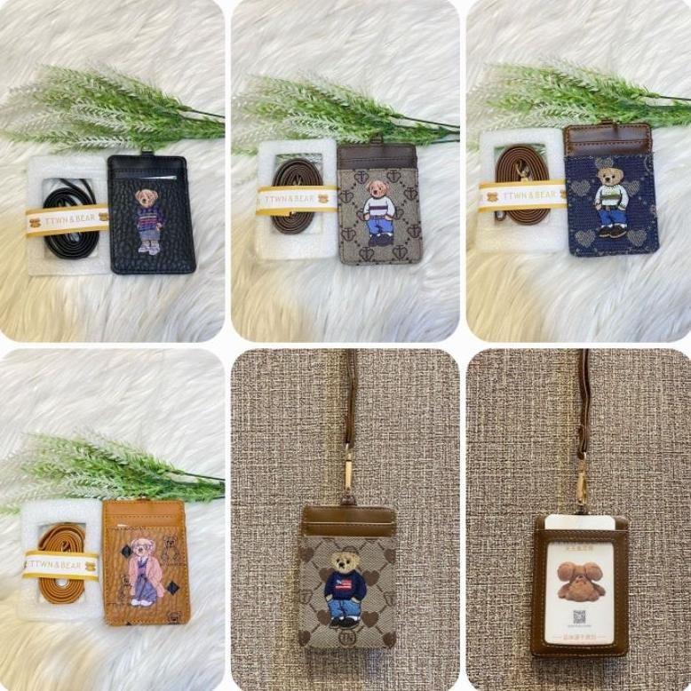 

TTWN & BEAR LANYARD ID CARD HOLDER NAME TAG KARTU KERJA IDENTITAS PEKERJA GANTUNGAN TANDA NAMA TEMPAT WORK WORKER AST