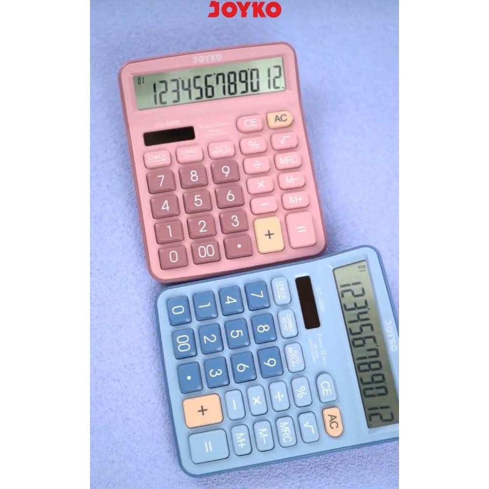 

KALKULATOR CHECK & CORRECT JOYKO CC-40BP 12 Digits - Calculator Desktop CC40BP COLOR PASTEL AST