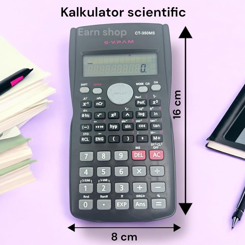 

Kalkulator Scientific CT 350 MS / CT-350MS STAT | Kalkulator Ilmiah CTZ CT-350 AST