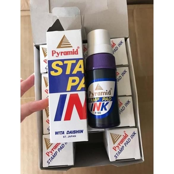 

Pyramid Stamp Pad Ink Refill Tinta Stempel (1 lusin / 12 pcs) AST
