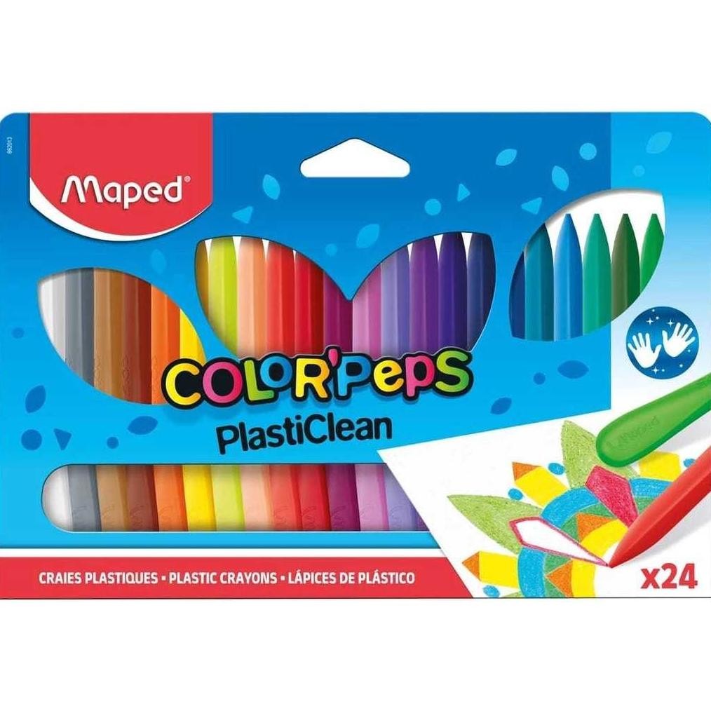 

MAPED CRAYON PLASTICLEAN 24 COLOUR AST