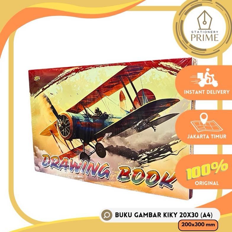 

Buku Gambar KIKY A4 20x30 ( 1 Pack Isi 5 Buku ) AST