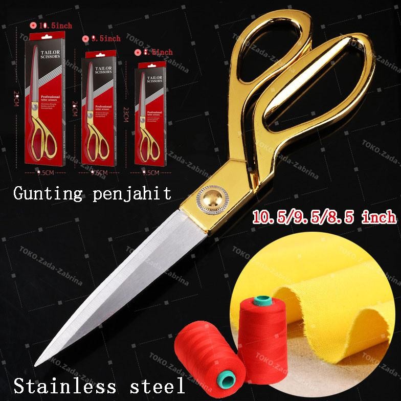 

10.5 Inch Gunting Bahan Kain/Gunting Potong Bahan Kain/Textile Scissors Tailor Scissors AST