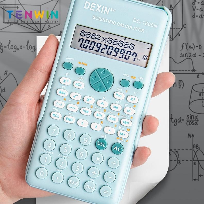 

Kalkulator Sekolah Scientific 6 Colour Kalkulator ilmiah Calculator Ujian Sin Cos Tan Function 240+ AST