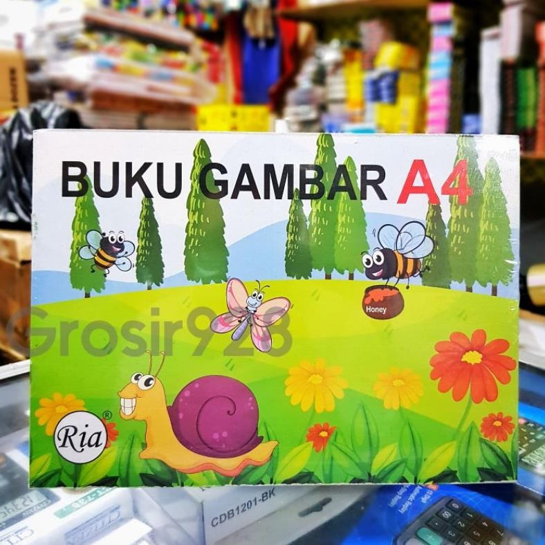 

Drawing Book / Buku Gambar A4 Ria (isi 10) AST