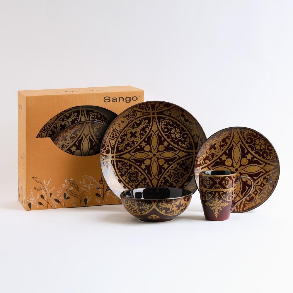 SANGO Set Peralatan Makan Marrakesh Lilac (isi 4) Hampers