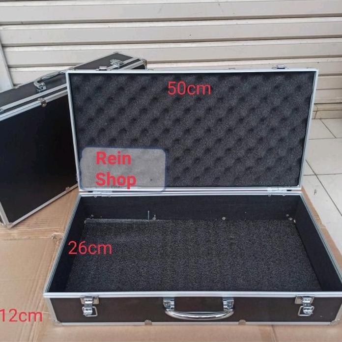 

Terlaris Koper Hardcase Mic Aluminium Box Mikropon Kotak Simpan Storage 50Cm