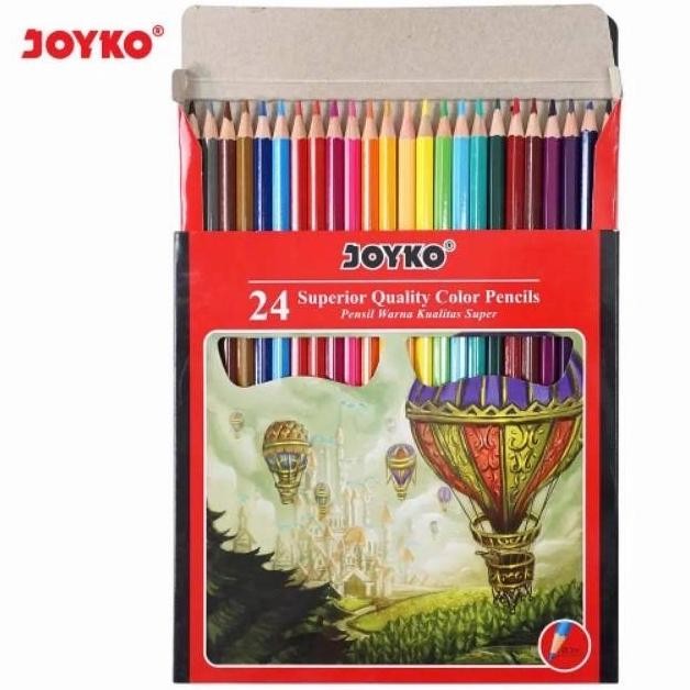 

Pensil Warna Joyko CP-101 / Pensil Warna Panjang Joyko 24warna AST