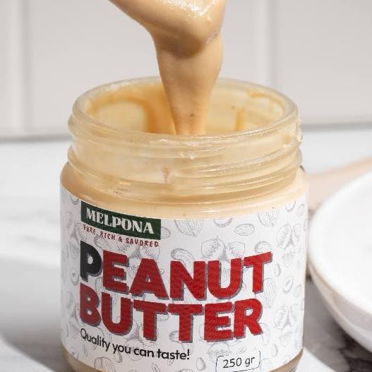 

Melpona Organic Roasted Peanut Butter Sweet Unsweetened Selai Kacang Organik Olesan Kacang Roti 250Gr