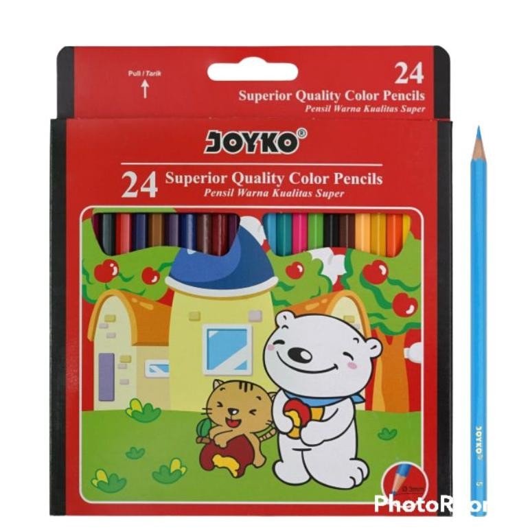 

Joyko Pensil Warna Panjang 24 Warna CP - 24PB AST