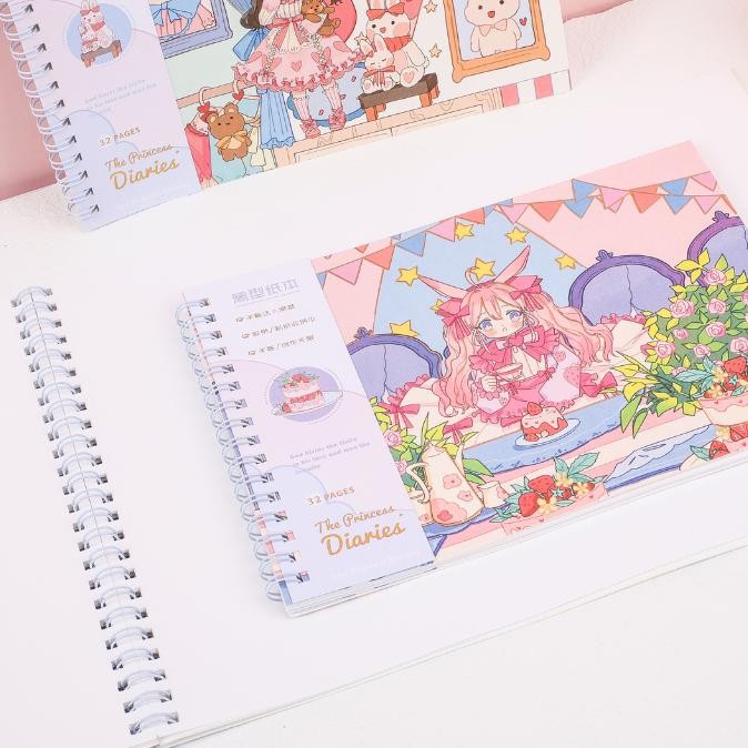 

BUKU SKETSA A4 BUKU MELUKIS 32 LBR / SKETCH DRAWING BOOK + KAPE 5781 AST