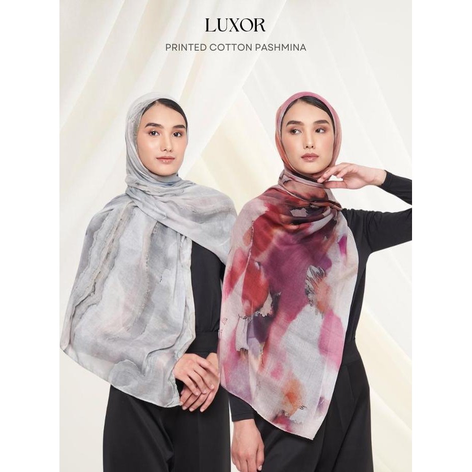 New Luxor Printed Cotton Modal Pashmina High Quality