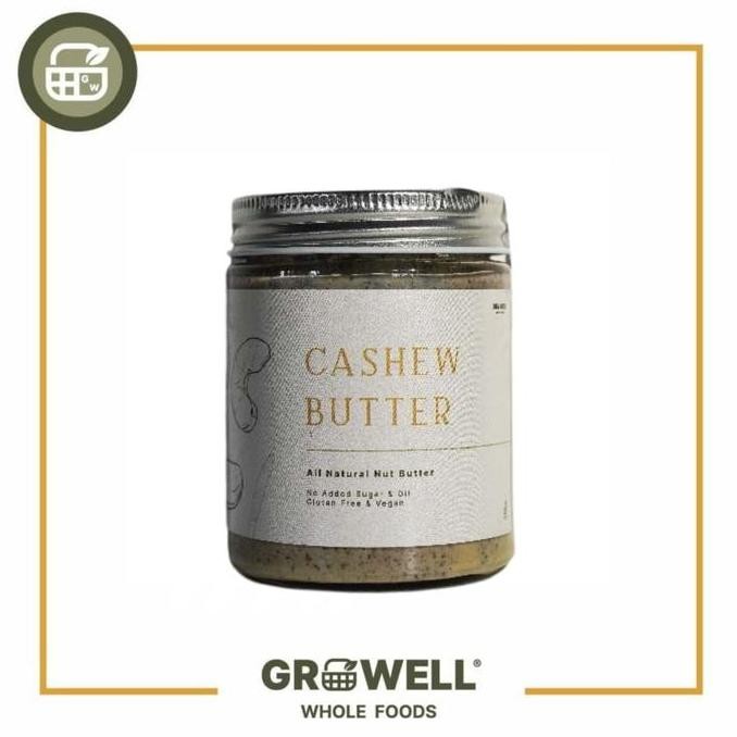

Terlaris Growell Cashew Butter 100% Natural 200gr SALE