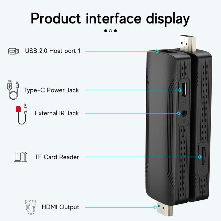 TV Stick 4K Android Smart TV UHD 4K Android TV Stick Dolby DTS Sound Ram 4gb Rom 64gb Android Tv Box