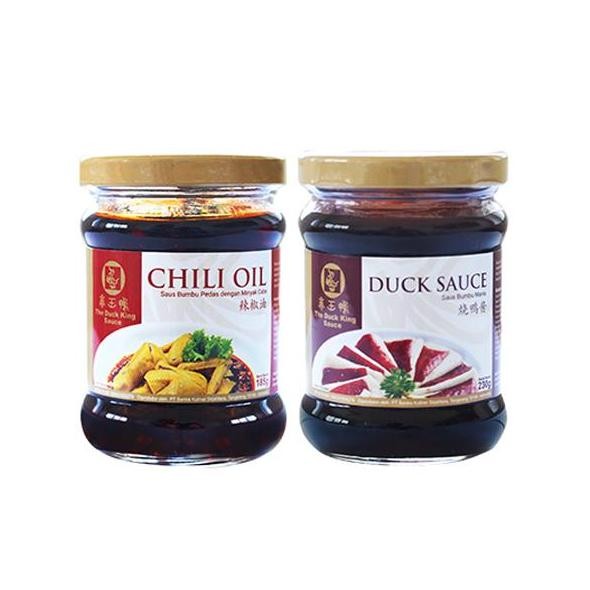 

Terlaris The Duck King Sauce Paket Dua - Chili Oil + Duck Sauce SALE