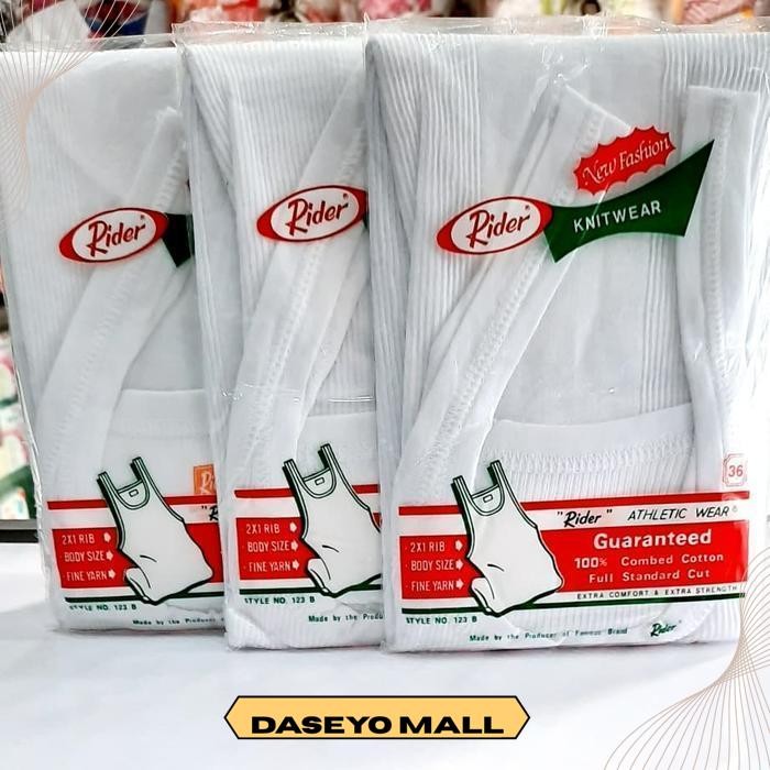 SINGLET RIDER SINGLET PRIA KAOS DALAM RIDER UK 38, 40, 42 BEST SELLER