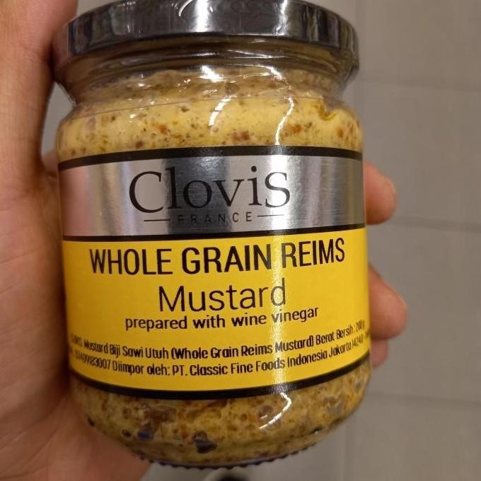 

Terlaris clovis mustard whole grain 200gr SALE