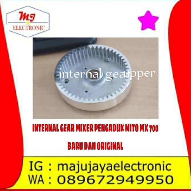 [Bestseller] Gear Gigi Internal Mixer Pengaduk Mito Mx700 Baru Dan Original