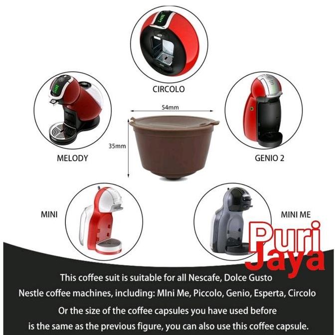 Refill Capsule Dolce Gusto Nescafe Coffee Kapsul Kopi Isi Ulang