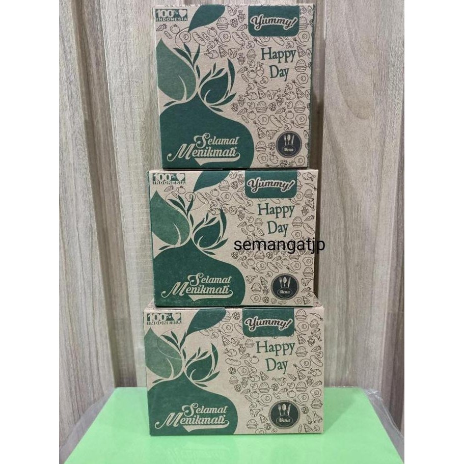 Box Kardus Snack Kue Isi 100 Pcs 12X12 12X14 12X16 Dus Kue Roti