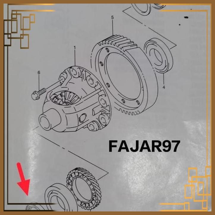 [FRM] SEAL KOKEL AS RODA DEPAN DALAM KANAN SUZUKI SWIFT AT ORIGINAL