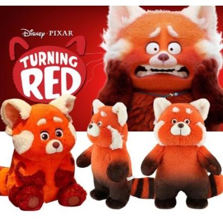 Boneka Turning Red Panda Plush Doll Kawaii Cute Anime Stuffed Gift