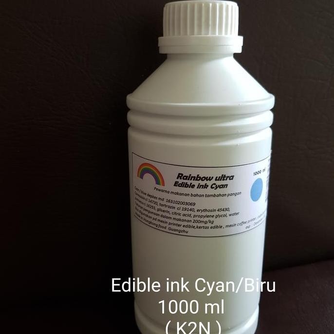 

Edible Ink Cyan 1000Ml New Stok