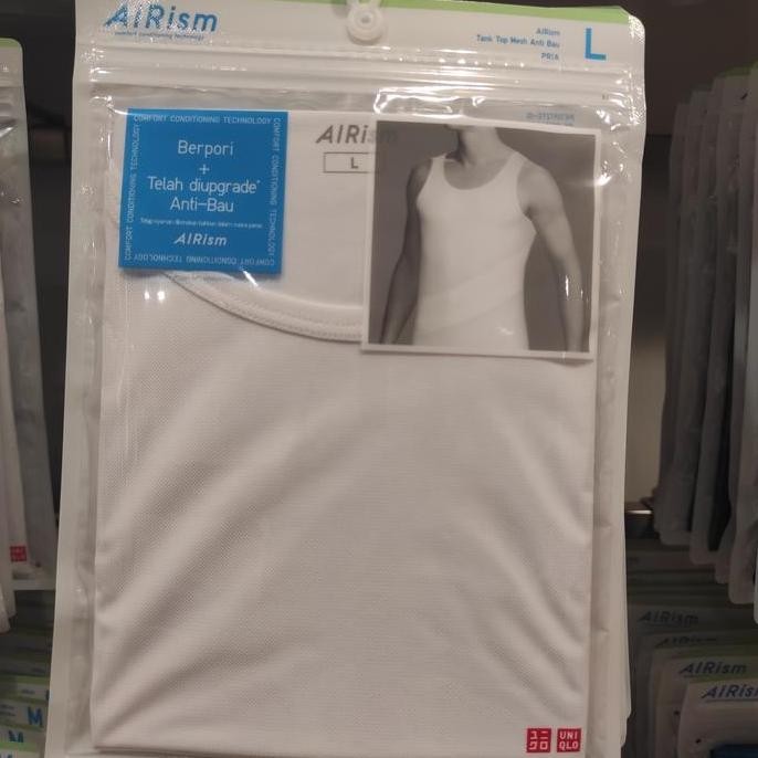 Uniqlo Men Airism Tank Top Katun Singlet (Best Quality)
