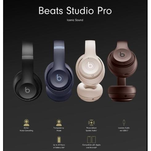 TERBARU - Beats Studio Pro - Wireless Bluetooth Noise Cancelling Headphones