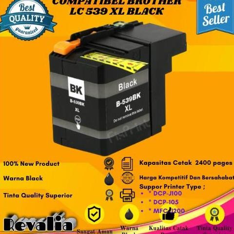 Cartridge Tinta Compatible Brother Lc539Xl Lc 539Xl Lc535Xl Lc 535Xl New Stok