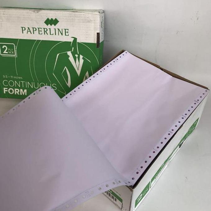 

BEBAS ONGKIR - Continuous Form 2 PLY warna kertas komputer Paperline K2 warna