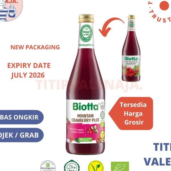 

Biotta Wild Mountain Cranberry Ml Cranberry Jus Organik