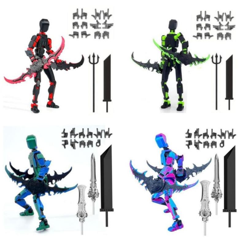 [Siap Kirim] New illidan Dummy 13 Action Figure | Mainan Lucky 13 | Titan 13 toy | illidan Dummy 13