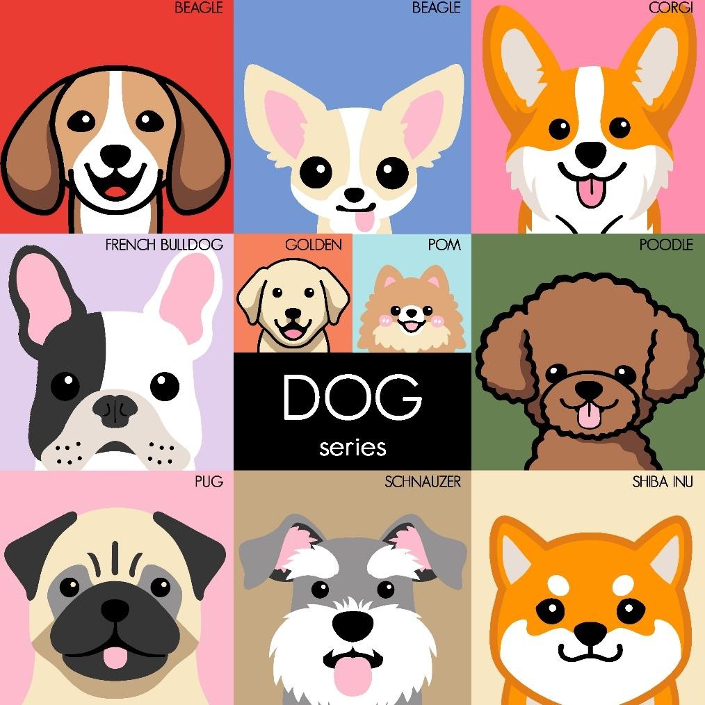 

Paint by Numbers Kit: Dog Series | Paint Inc. ID | Painting Kit | Paint by Number | Gifts | Hadiah | Hampers AST