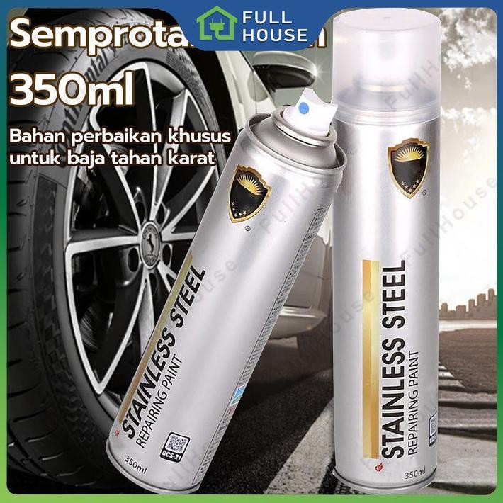

cat semprot semprot cat logam Chrome Spray 350ML Cat Semprot Chrome Sapporo Chrome Spray Paint Anti Karat Warna Stainless Stainless Cairan Pembersih Karat Motor Mobil Rust Remover Cleaner Derusting AST