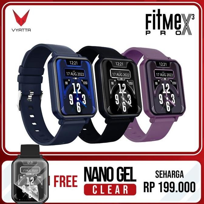 Vyatta Fitme Pro X Gen 2 Smartwatch Large Screen 1.69" 24 Sport Mode