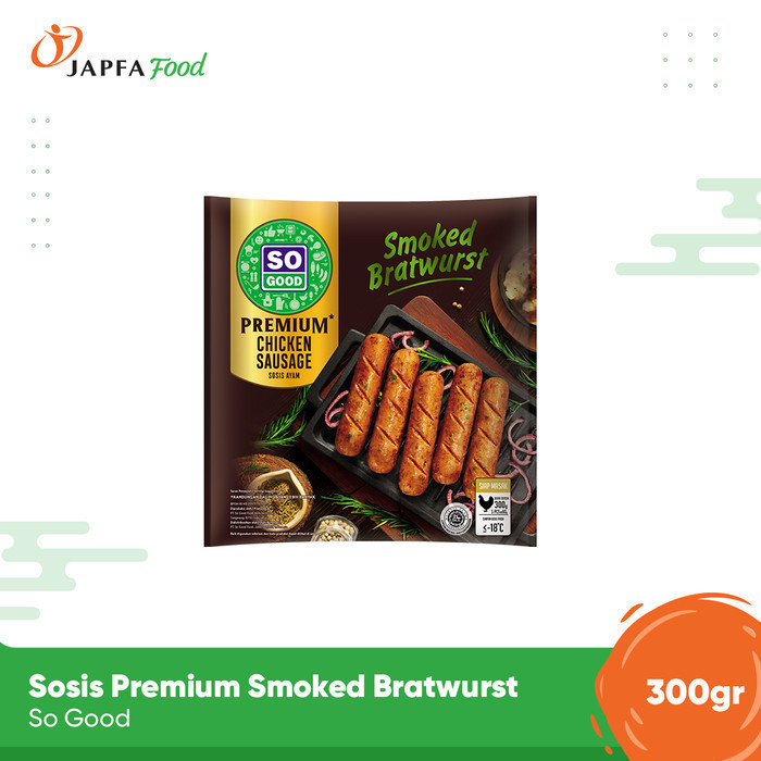

So Good Sosis Premium Smoked Bratwurst 300gr