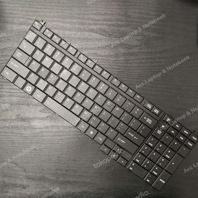 TERMURAH - Keyboard Laptop Toshiba DynaBook B550 B551 B551/C B552 B552/F B552/G B552/H  Hitam