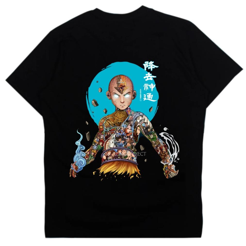 Promo Kaos Avatar Aang Vintage Baju Pria Wanita
