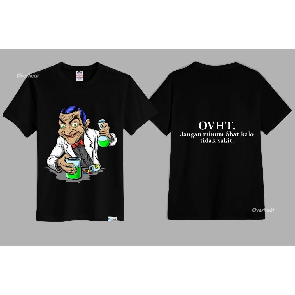 Promo Koas Baju Overheat Mr Bean Kaos Tshirt Koas Distro Pria Wanita