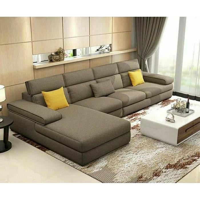 Sofa Bed Minimalis Sofa L Sudut Jumbo Terbaru Sofa Duduk Modern Home Living Furnished Sofa Minimalis