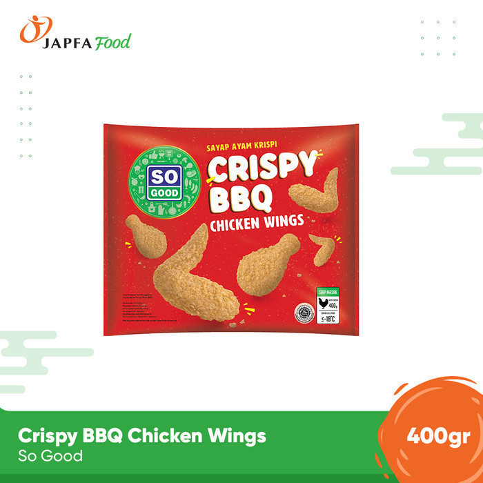 

So Good Crispy BBQ Chicken Wings / Sayap Ayam Krispi BBQ 400 gr