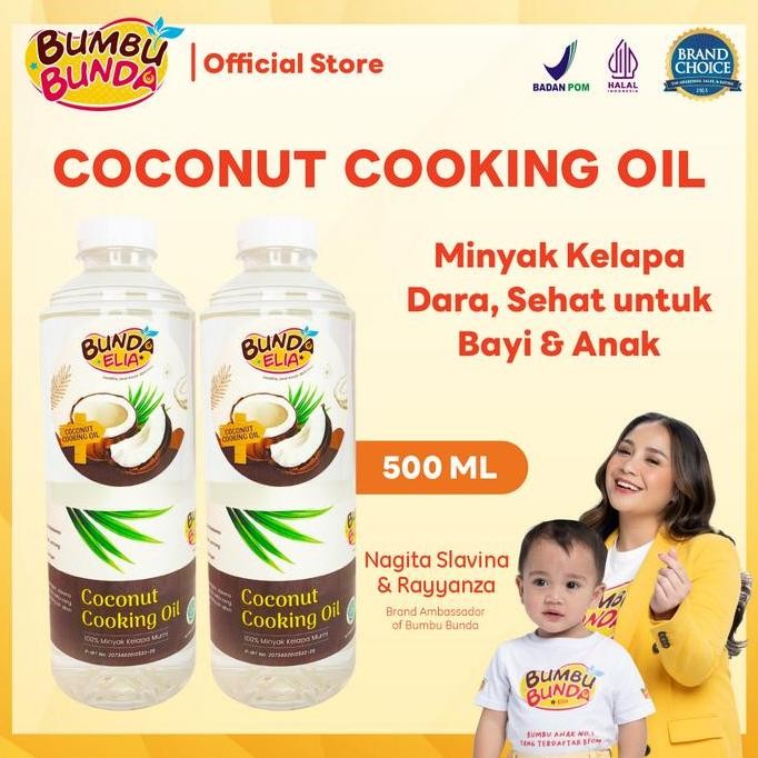 

Bumbu Bunda by Elia Coconut Cooking Oil Minyak Kelapa Dara / Minyak MPASI / BB Booster MPASI / CCO / VCO / Lemak MPASI HM