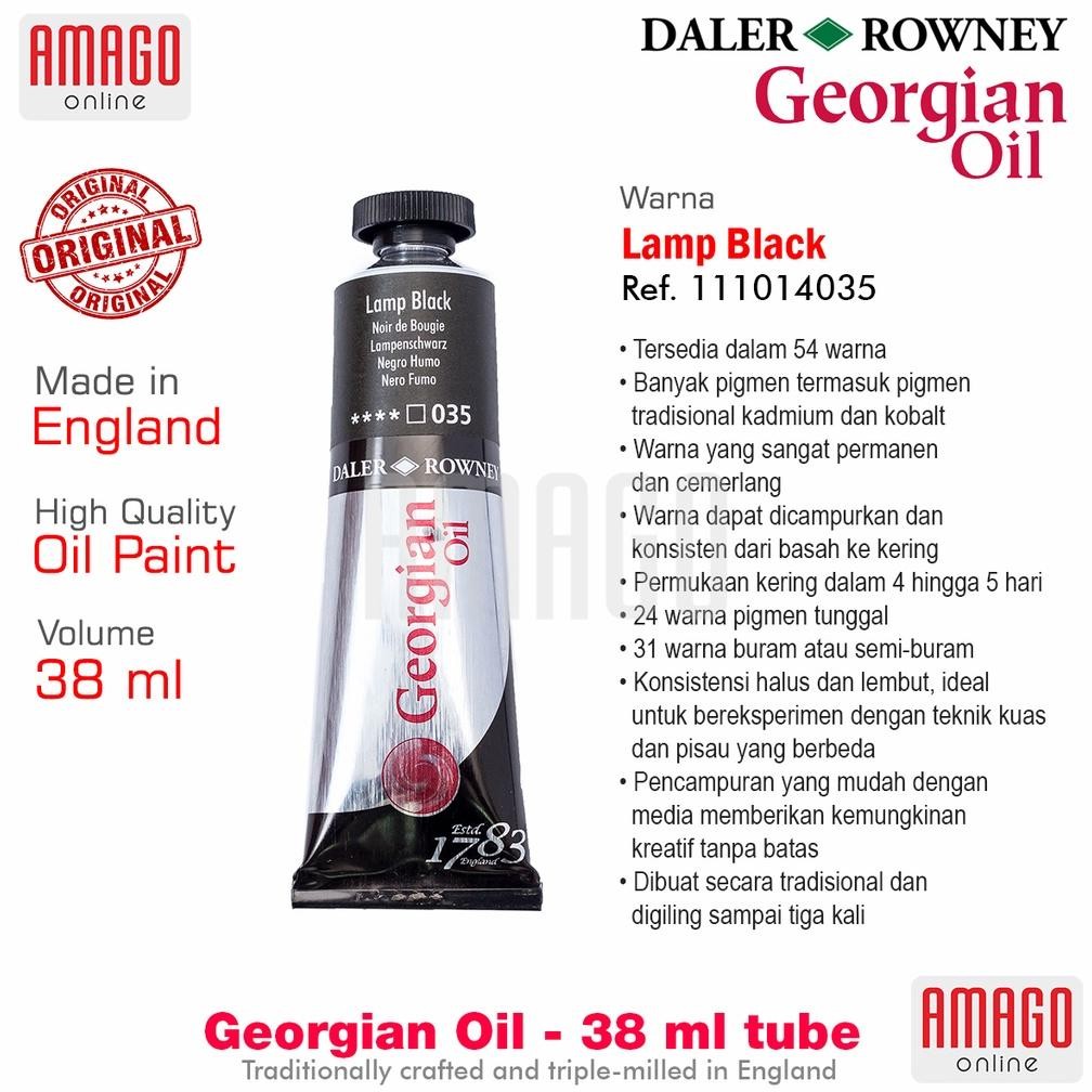 

Cat Minyak Lukis DALER-ROWNEY Georgian Oil 38 ml - Lamp Black - 111014035 AST